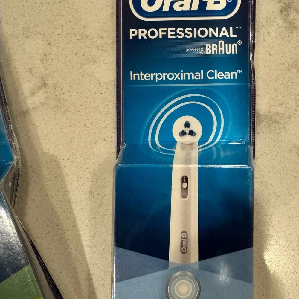 Oral B Bundle Professional Cross Action And Interproximal Brush Heads SEALED NEW